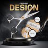 Hair Cutting Scissors - Stylonik Premium Hair Scissors For Women,Men,Salon & Barber Scissors Stainless Steel Razor Edge Hair Scissors 7 inch Hair Shears with Adjustable Tension Screw