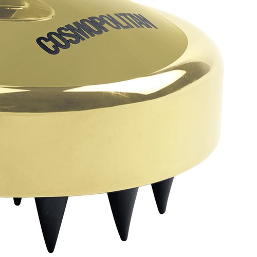 Cosmopolitan Ergonomic Wet/Dry Scalp Massager, Gold (VRD928982375)