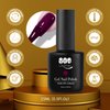 YTD Likomey Gel Nail Polish,1 Pcs 15ml Wine Purple Soak Off UV Nail Gel Varnish,Salon Home DIY Manicure High Pigment Raspberry Deep Plum Gel Polish,CS017