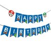 Birthday Banner For Mario, Video Games Birthday Theme Party Supplies,Video Games Birthday Party Decoration