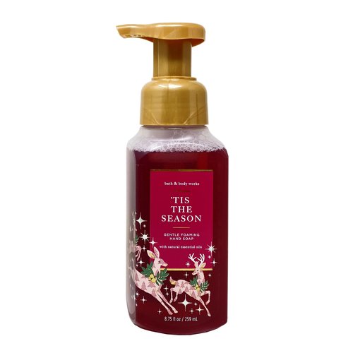 Bath & Body Works 'Tis The Season 2 Pack Gentle Foaming Hand Soap Bundle with a Natural Oats Sample Soap
