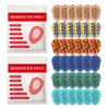 120PCS Colorful Eye Patches for Kids 6 Styles Disposable Eye Bandage Patch Pad Stretch Fabric Breathable Adhesive Bandages for Kids and Adults Lazy Eyes and Amblyopia
