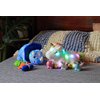Hopearl LED Plush Unicorn Lighting Up Stuffed Mommy Unicorn with 3 Baby Unicorns in her Tummy Floppy Stuffed Animal Playset Night Lights Glow in The Dark Gifts for Kids Toddler Girls, White, 19''