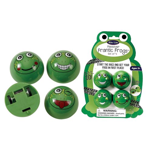 Rite Lite Racing, Frantic Frogs - Passover Gifts Educational & Fun Toys for Kids Party Favors Jewish Holiday Party Pesach Decorations
