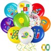 Capoda 60 Pieces Science Party Balloons decorations Science Latex Balloons Science Themed Latex Birthday Balloons for Little Scientist Science Party Supplies Favors Chemistry Laboratory Decorations