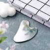 Nuanchu Stainless Steel Gua Sha Facial Tools Guasha for Face Metal Gua Sha Tighten Skin Massage Guasha Beauty Tool for Body Eyes Neck Massager with Travel Pouch Skin Care Gifts(Silver)