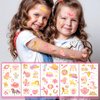 Konsait 86 Pcs+ Cowgirl Temporary Tattoos, Gold Foil Fake Tattoos for Kids Cowgirl Party Favors Cowgirl Accessories Rodeo Western Favor for Women Girls