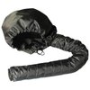 Portable Soft Bonnet Hood Hair Blow Dryer Attachment - Adjustable Hooded Dryer, Portable Hair Salon Heat Cap for Drying,Styling,Curling and Deep Conditioning, Speeds Up Drying Time at Home (Black)