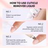 Makartt Cuticle Remover Liquid, 50ml Cuticle Softener, Professional Instant Cuticle Cream, Salon Quality Nail Care Cuticle Dissolver for Dry Cuticles Manicure and Pedicure Supplies Salon Home Use
