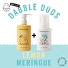 Dabble & Dollop Lemon + Vanilla Body Wash & Shampoo - 3 in 1 Natural Bubble Bath for Kids, USA-Made, Paraben & Sulfate Free, Vegan, Gluten-Free, Tear-Free (Pack of 2)