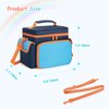 GRAOSO Carrying Case Compatible with Tonies, Storage Bag Organizer for Audio Player Starter Set, Figures, Headphones, Charging Station, Accessories, with Shoulder Strap and Handle, Blue (Case Only)