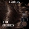 MSMEESUYA Hairline Powder Instantly, Fill In Fine or Root Touch up powder,Thinning Hair Instantly Thicker Touch Up for Windproof&Sweatproof, Darkroot touch up for Men & Women (MEDIUM BROWN丨0.14Ounce)