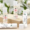 Best Day Ever Spot Personalized Lip Balm Favors, Bridal Shower Favors, Wedding Favors, Custom Lip Balm - Set of 24, White