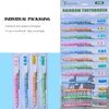 EasyHonor 24 PCS Rainbow Toothbrush, Individually Wrapped Bulk Toothbrushes, Colorful Manual Disposable Travel Toothbrush Set.