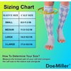 Doc Miller Open Toe Compression Socks Women 20-30mmhg - Argyle Design Toeless Socks for Sports Running Shin Splint Varicose Veins Socks - Toeless Compression Socks Women and Men - 1 Pair