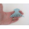 Generic Sky blue acrylic hair claw clip for medium fine hair