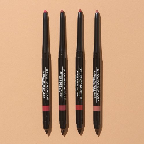 Translucent Lip Liner Set w/ Lip Brush & Sharpener – Long-Lasting Natural Lip Liner - Waterproof Lip Pencil w/ Tapered Lip Liner Brush – Gliding Lip Liner Pencil to Prevent Lipstick Color Bleeding