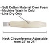 Carex Cervical Collar For Neck Pain - Neck Brace For Neck Pain Relief - Neck Collar After Whiplash or Injury, Made Of Soft Cotton