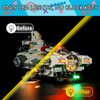 Mililier LED Light Kit for Lego Star Wars Ghost & Phantom II 75357 Set, Compatible with Lego 75357 Building Blocks Model(Not Include Blocks Set)