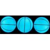 Toys+ Glow Balls! Glow in The Dark Mini Basketball (3 Pack) (Blue 3 Pack)