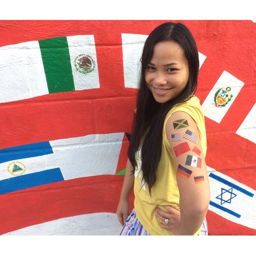 40 Tattoos: Albania Flag, Albania Party Favors