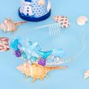 AMCAMI mermaid crown seashell mermaid headbands for women fish scale hair accessory little mermaid party decorations birthday girl headband mermaid birthday outfit mermaid costume mermaid headband