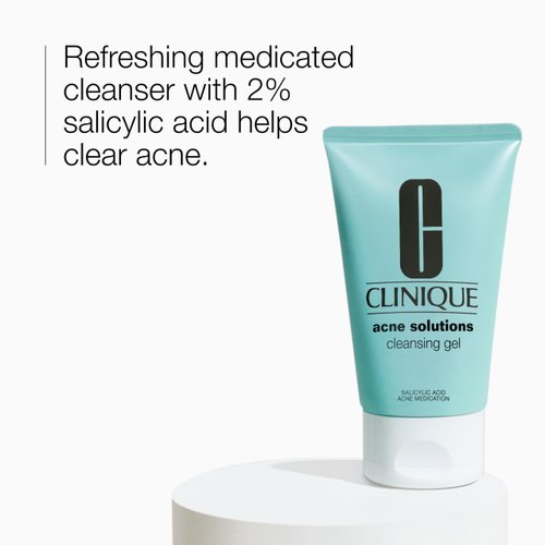 Clinique Acne Solutions Oil Control Cleansing Gel with 2% Salicylic Acid For Acne-Prone Skin, 4.2 fl. oz.