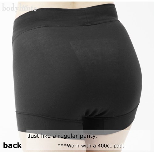 bodyhints Reusable Incontinence Underwear Women for a Disposable Pad, Waterproof Gusset, Stretchy, Soft, Breathable, Machine Washable