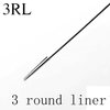 Tattoo Needles 3RL,50pcs Disposable Sterilized Round Liner Needles Premium Quality Needle Liners 3RL Needles 3 Round Liner (3RL)