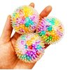 4 Pcs Squishy Stress Balls Fidget Toys for Adults, Stress Relief Squeeze Fidget Balls Set for Party Favors Birthday and Goodie Bag Stuffers