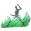 FIGLot 1/12 Scale Green Flame Effects for 6" Action Figures (Figure NOT Included)