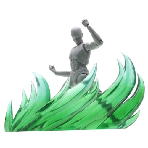 FIGLot 1/12 Scale Green Flame Effects for 6" Action Figures (Figure NOT Included)