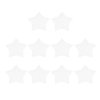 MY MIRONEY 10Pcs Mesh Plastic Canvas Kits Star Shape Cross Stitch Plastic Canvas Tools Plastic Sheets Embroidery Craft Knit Tools