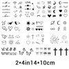 INKARTLINK Tattoo Tech, 16 Sheet Small Semi Permanent Tattoo, Temporary Tattoos, Last 1-2 Weeks, Waterproof, Realistic Look, No Adhesive, No Reflection (2×3inch Small Meaningful Design)