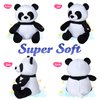 WEWILL Light up Panda Stuffed Animal LED Panda Bear Soft Plush Toys Glow in Dark Bedtime Companion with Night Lights Birthday Valentines Christmas for Toddler Kids, 12''