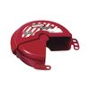 Master Lock 481 Lockout Tagout Rotating Gate Valve Lockout,Red