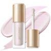 FOCALLURE Shimmer Liquid Highlighter, Smooth Cream Formula and Non-greasy Finish,Delivers a Natural Glow, Long Lasting Illuminator Highlighter Face Enhancing Makeup,Violet Ray