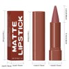 JUAAZIN Smokey Topaz Matte Color Gradient Lipstick Lip Liner, Flawless Contour and Gradual Ombre Effect lip Pencil, Crayon Form and Cone Tip, High Pigmented Long Lasting Waterproof Smudge Proof 02#