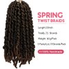 Spring twist Crochet Braids Hair Synthetic Crochet Hair Extensions 10 inch 15 strands/pack Crochet Twist Braids