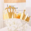 LAPOHI 46 Pcs Paper Crowns for Kids to Decorate Birthday Party Hats Gold for Boys Girls Jewels Gems Stickers DIY Crown Supplies