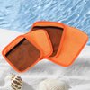 4pcs Sand Wipe Off Mitts, Parent-Child Beach Sand Remover Gloves, Skin-Friendly Beach Sand Cleaner, Microfiber Quick Sand Wipe Towel for Summer Vacation Beach Must Haves