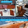TotalBoat - 409314 Gleam Marine Spar Varnish, Gloss and Satin Polyurethane Finish for Wood, Boats and Outdoor Furniture (Clear Gloss Quart)