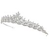 Samky Bride's Wedding Tiara Bridal Rhinestone Crystal Crown Headpiece Hair Accessories for Woman