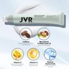 JVR Caffeine Eye Cream and Under Eye Roller for Dark Circles and Puffiness, Fine Lines, Under-Eyes Bags, Eye Serum with Vitamin C, Hyaluronic Acid, Eye Cream 20 ml