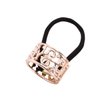 4PCS Fashion Zinc Alloy Ponytail Cuff Elastic Hair Tie Ponytail Holder Punk Gothic Hair Cuff Hair Rope Hair Clips Hair Band for Women