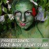 LOKFAR Green Face Paint Stick, Green Body Paint Halloween Face-Paint, Football Baseball Green Eye Black Stick, Full-Coverage Green Face Makeup for Halloween Witch Alien Frankenstein Cosplay Makeup