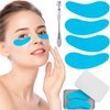 Joez Wonderful Under Eye Patches 2 Pairs, Silicone Reusable Eye Patches, Under Eye Mask for Skin Care Effect to Reduce Wrinkles & Fine Lines, with Metal Eye Cream Applicator, Tin Case (Blue)