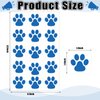 Harloon 20 Sheets 300 Pcs Paw Prints Temporary Tattoos Paws Foot Temporary Tattoo Removable Dog Paw Tattoo Stickers for Women Face Body Arm(Blue)