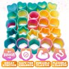 DIMROM 25Pcs Spring Rainbow Party Favor - Goodie Bags Stuffers Mini Party Favors Sensory Rainbow Toy Spring - Bulk Toys Small Toys Stress Relief Items