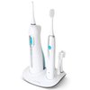 ToiletTree Products Poseidon Irrigator and Toothbrush Combo - Rechargeable Sonic Toothbrush and Oral Irrigator to Support Oral Health and Fight Bad Breath - Comes with Extra Tips for Multiple Users